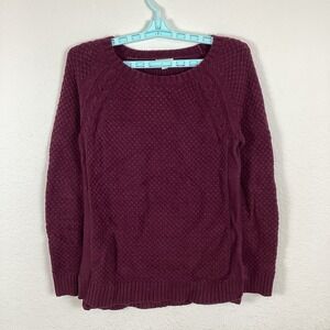 Maison Jules Womens Sweater Shirt Sz M Long Sleeve Pullover Solid Comfort